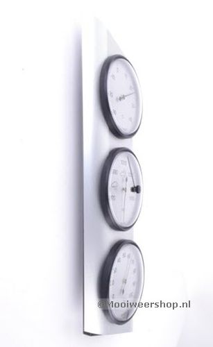 Barometer Weerstation Aluminium